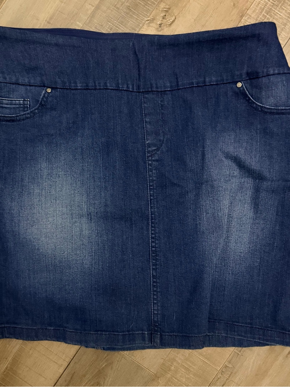 Women's Dark Blue Denim Skort